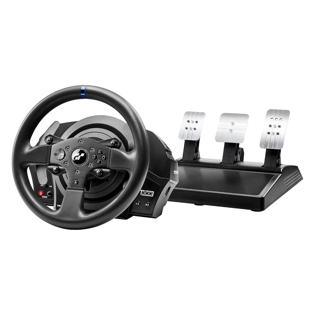 Thrustmaster T300RS GT Steering Wheel Set Premium Force Feedback Sim Racing Wheel & Pedals for PS5, PS4 & PC | Realistic Driving Simulator for Sim Racing