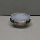 2 Pcs Glass Food Storage Containers with Lids Airtight (2 Pieces From The Pack, Size 5x2 In And 7x2.75 In)