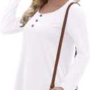 2 x Feiersi Women's Summer Floral Tunic Tops Casual Blouse Short Sleeve Buttons Up T-Shirts (White, XL)