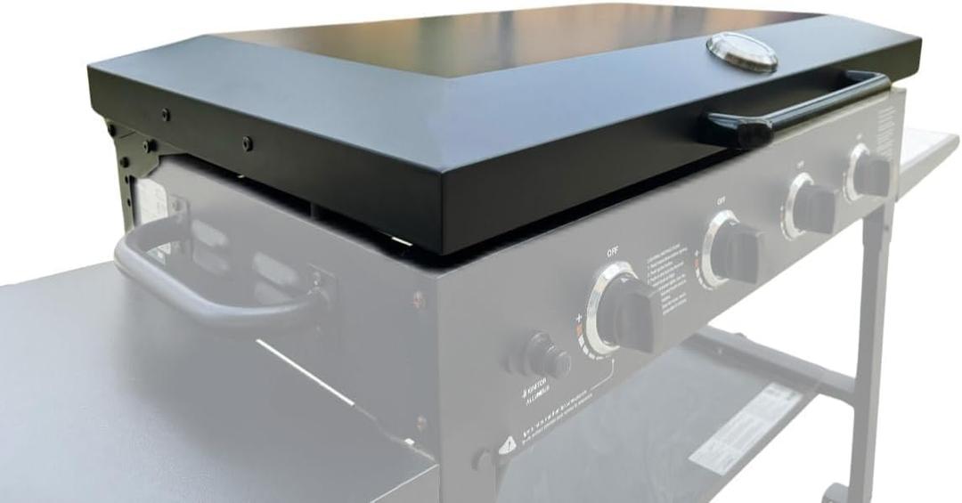 JForest Blackstone 36 inch Push Pull Hinged Cover Lid, Flat top Hard Cover Griddle Lid, Blackstone Teflon Griddle Cover, All Models Friendly.