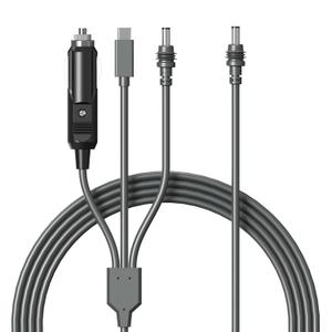 Hugener 3 in 1 Starlink Mini Cable 10FT/ 3M, High-Speed USB C/Car Charger/DC to DC Replacement Cable for Starlink Mini Power, Waterproof Extension Power Cable Accessories