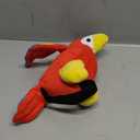 Funtery Halloween Stuffed Pirate Parrot on Shoulder Halloween Pirate Party Costume Plush Parrot Toys Accessory(Red)