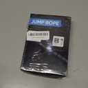 Jump Rope, Tangle-Free Rapid Speed Jumping Rope Cable with Ball Bearings for Women, Men & Kids, Adjustable Steel Jump Rope with Foam Handles for Home Gym Exercise Fitness Workout Equipment & Slim Body (Black)