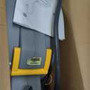 GLAHODEN Retractable Garden Hose Reel 5/8 in x 100 ft Upgraded UV Resistant Heavy Duty Automatic Hose Reel Wall Mount 3/4 in Brass Fitting 9 Pattern Nozzle Any Length Lock Slow Retraction 180 Swivel (Light Gray)