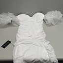 Elegant Club & Night Out Dresses, Off Shoulder Evening Birthday Dresses, Solid Color Bodycon Mini Dress L