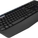 Logitech K345 Wireless Keyboard - Full-Sized Keyboard with Palm Rest, 2.4 GHz Wireless USB Receiver - for PC, Laptop