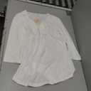 Women's Long Sleeve Shirt  (Medium, White)