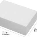 Crafare 8 Pack Craft Foam Blocks 6X4X2in Polystyrene Brick Rectangle for Arts School Projects Sculptures Floral Arrangements Modeling and Centerpieces