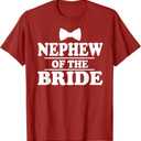 Nephew Of The Bride Wedding Party T-Shirt, Size: 3T