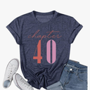 Chapter 40 Print T-Shirt Design for Men and Women Casual Shirt L