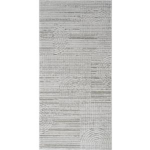 Astra 2'x5' (Exact Size: 2'3" x 5'1") Modern Indoor Doormat Rug, Grey - Doorway, Bedroom, and Kitchen, Accent Rug (2'3" x 5'1" (Rectangular))
