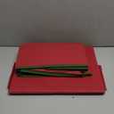 ZOBER Underbed Christmas Ornament Storage Box - Stores 120 3" Ornaments, With Dividers - Tear Proof 600D Oxford Fabric, Ornament Organizer Storage Box, Durable Christmas Containers Holder - Red