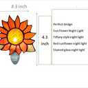 Sunflower Night Light A Soft Night Light Bedroom nightlight Stained Glass Handmade Bedroom, Children's Room, Studyroom