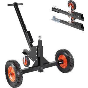 VEVOR Trailer Dolly, 1500lbs Tongue Weight Capacity, 2 in 1 Trailer Mover with 2 in Ball, 16 in Pneumatic Tires and Universal Wheel, Portable Tow Dolly for Moving Car RV Trailers