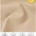 25"/27" Womens Golf Pants Stretch Travel Ankle Cropped Pant High Waist with Zipper Pockets 7/8 Work Business Casual (X-Small, Khaki)