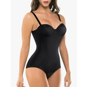 Bodysuit Shapewear for Women Tummy Control Dress Backless Bodysuit Tops Body Shaper with Built-in Bra Size L