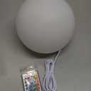 shumi 8-inch Solar Globe Lights Outdoor Waterproof, LED Solar Ball Light Outdoor 16 RGB Colors 4 Modes with Remote Control, Solar Shpere Lamp Orb Light for Outside Garden Yard Bar Party Pool