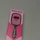 Bautero Brush Detangler Brush for Wet & Dry Hair, Pain-Free Brushing on All Hair Types, Knot Removal, Vented Hair Brush, Sakura Blossom