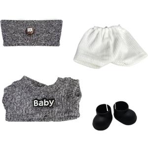 Clothes for 17cm Doll Outfit, Fashion Clothes Set ,Cute Exquisite Accessories for Doll Collection,Stylish Adorable Dolls Clothes Accessories ( No Doll Included ) (Clore-Style c)