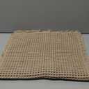 ZALL Tan Waffle Bath Mat,Super Absorbent Non Slip Bathroom Rug,Brown 18x30inch,Machine Washable Ultra Soft Floor Mats