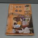 Family Handprint & Hand Casting Kit  DIY Craft Keepsake with Wooden Frame, Non-Toxic Paints, Baby Footprin Kit  Perfect Gifts for Grandparents, New Parents & Families (White, 4 Transparent Sheets) (4 Pages Acrylic Boards)