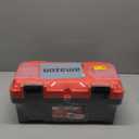 MAXPOWER Tool Box 16 inch, Plastic Small Tool Box with Latch and Removable Tray, Lockable Toolbox for Home