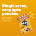 Pedigree Chopped Ground Dinner Wet Dog Food Pouches Variety Pack, 3.5 oz Pouches, 30 Count (18 Count (Pack of 1))
