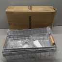 Kitstorack Under Sink Organizer, 2 Tier Under the Sink Storage, Slide out Pull out Cabinet Organizer Shelf, Metal Sliding Drawer for Kitchen Bathroom Pantry Closet Organization Rack, Grey, 2 Pack (Gray)