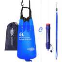 Membrane Solutions Gravity Water Filter Pro 6L, NSF/ANSI 42&372&401 Certified, 0.1 m Versatile Water Purifier Camping with Adjustable Tree Strap Storage Bag, Survival Gear for Emergency Preparedness