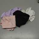 INNERSY Womens Underwear Cotton High Waisted Panties for Women Soft Jacquard Ladies Briefs 4 Pack (M)
