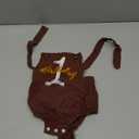 Baby Boys Girls 1st Birthday Romper Baby First Birthday Outfit Boy Solid Color Jumpsuit Cake Smash Outfit 9-12months