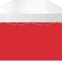 MASTERCANOPY Instant Canopy Tent Sidewall for 10x20 Pop Up Canopy, 1 Piece, Red