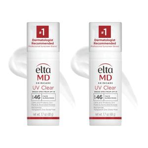 EltaMD UV Clear Face Sunscreen SPF 46, Oil-Free Sunscreen with Zinc Oxide, Dermatologist Recommended, Best By 07, 2027