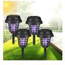 2026 New Solar Mosquito Zapper Outdoor Bug Zapper Killer for Gnats, Flies, Insects, Waterproof Mosquito Trap Bug Lights for Yard, Patio, Garden, Farm,4 Pack