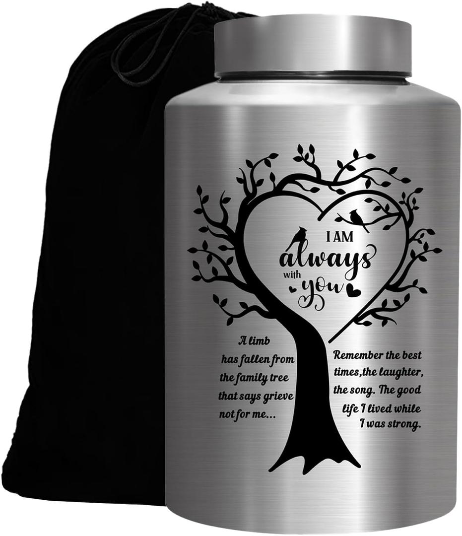 Cremation Urns for Human Ashes Adult - Woman Men Large up to 220 lbs Decorative Memorial Funeral Burial Urn for Ashes Male Female Dad Mom