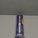 Conair Double Ceramic 1-Inch Curling Wand, Produces Flawless Waves, Curling Iron for Use on Medium and Long Hair, 30 Heat Setting Curling Iron, White