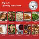 Instant Pot Pro Plus 10-in-1 Multi-Cooker, Electric Pressure Cooker, Slow Cook, Rice/Grain Cooker, Steamer, Saut, Sous Vide, Yogurt Maker, Sterilizer, & Warmer, App With 800 Recipes, Black, 6 Quart