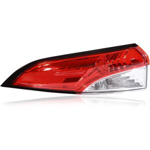 LED Tail Lights Outer Assembly Compatible with 2020-2024 Toyota Corolla Sedan L LE SE, Left Driver Side Rear Light Taillights Replacement # 8156002C10