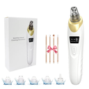 2026 Pore Vacuum, USB Rechargeable Blackhead Remover Vacuum,3 Levels Adjustable Pore Vacuum Blackhead Remover, with 5 Suction Power,6 Probes,Face Vacuum Pore Cleanser for Women & Men-Gold