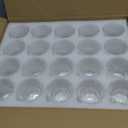 QAPPDA Shot Glass Set, Whiskey Shot Glasses,Heavy Base Shot Cups 4.5oz,Cocktail,Rocks Glasses,Mini Glass Cup For liqueur,Double Side Cordial Glasses,Tequila Vodka Cups Set Of 20