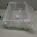 Orgneas Freezer Organizer Bins, Upright Freezer Basket Drawer Organizer Bins, Better Air Circulation Metal Wire Storage Container Bin For Chest Deep Freezers, Easy Sort & Get Food, 1 Large 1Medium