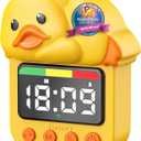 Doli Yearning Duck Shower Timer for Kids Waterproof Quacking Shower Clock Bathroom Magnetic Charging