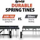 Agri-Fab 48 In Tow Behind Lawn Dethatcher with 24 Durable Spring Steel Tines and Universal Hitch