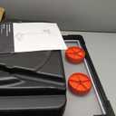 Sweetcrispy Portable Basketball Hoop Outdoor, Adjustable Height, Shatterproof Backboard/Shock Absorbent Rim, Fillable Base, 2 Wheels for Backyard/Driveway (5.08-8.53FT, Red & Black)