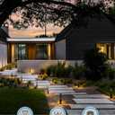 LEONLITE 12-Pack Low Voltage Path Lights, 3W LED Landscape Pathway Lights, Outdoor Landscape Lighting for Driveway, Garden, Aluminum, 12-24V AC/DC, ETL Listed, IP65 Waterproof, 3000K Warm White, Black