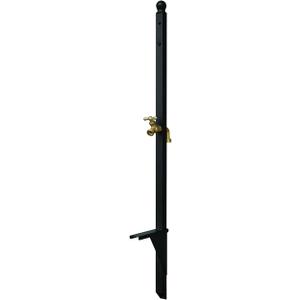 Liberty Garden 114 Garden Hose Hanger Spigot Post, Black