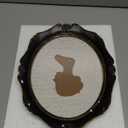 AELS 8x10 Inch Vintage Picture Frame, Elegant Antique Photo Frames with Glass Front, Photo Display, Tabletop Wall Hanging, Gift Ideas, Oval (Walnut)