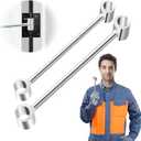 2 Pack Door Hinge Adjustment Tool, Door Hinge Repair Tool, Double-Ended Hinges Gap Adjusting Wrench 0.55-0.98in Door Hinges Adjustment Tools for Cleanroom, Safety, Fire Doors (14-25 mm)