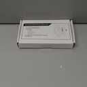 Sliding Patio Door Handle Pull Set with Mortise Lock, Full Replacement White Diecast Non-Keyed Gate Handle Set for Sliding Glass Door, Fits 3-15/16” Hole Spacing