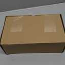 gihubafuil Women's Sandals Peep Toe Slides Chunky Heel Mules Single Band Comfort Slip-on Shoes with Metal Chain for Spring Summer (7, Nude)